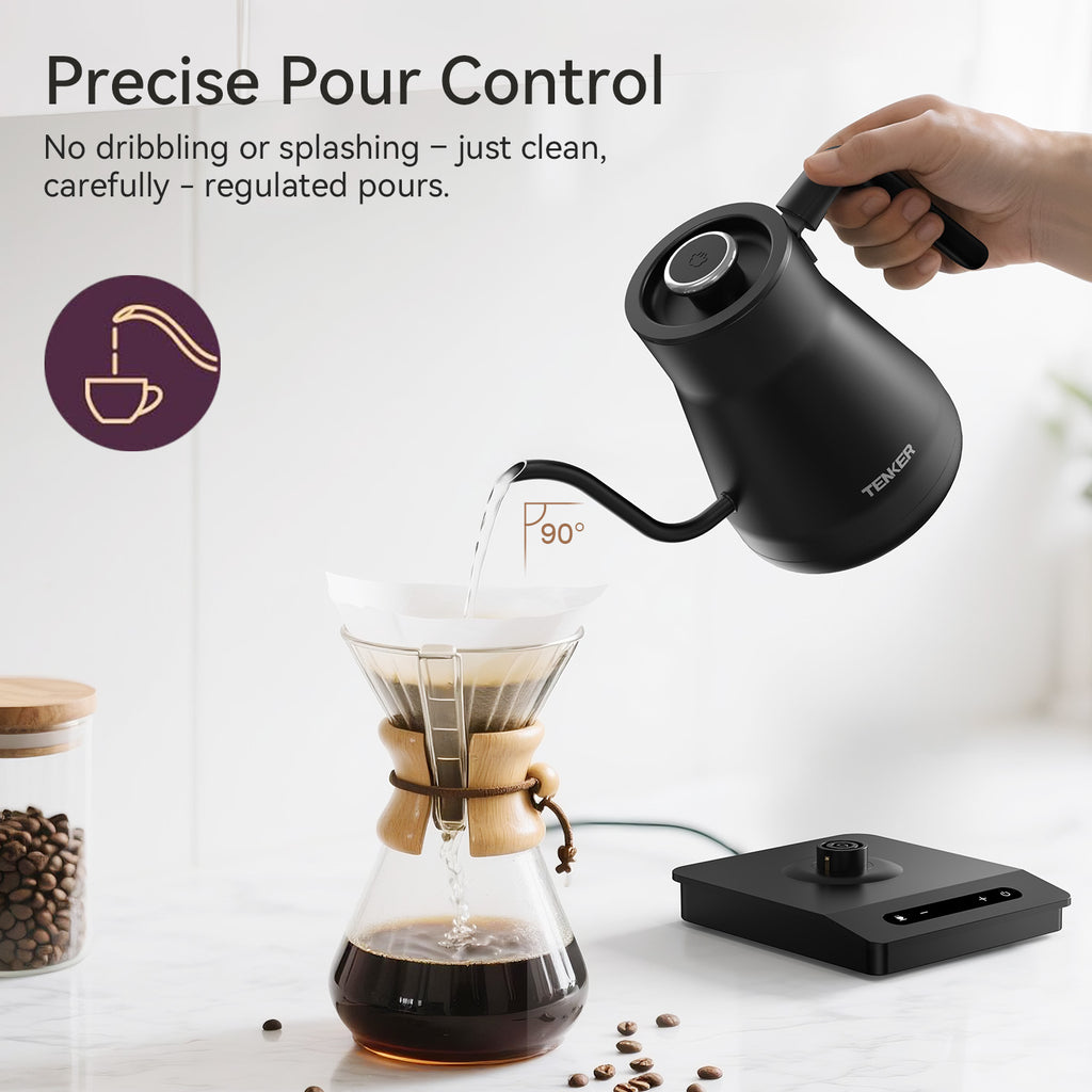 Gooseneck Electric Kettle With Temperature Control